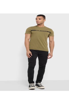 GUESS Logo Detailed Crew Neck Short Sleeve T-Shirt  - Image 4