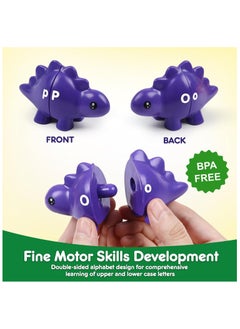 General Educational Toddler Learning Toys for Ages 2-4 3-5 Boys Girls Dinosaur Alphabet Matching Games ABC Uppercase Lowercase Preschool Toys Gift Set  - Image 3