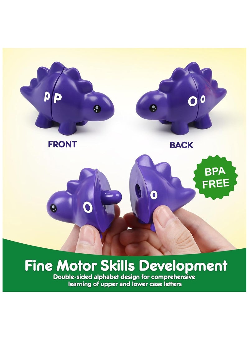 general Educational Toddler Learning Toys for Ages 2-4 3-5 Boys Girls Dinosaur Alphabet Matching Games ABC Uppercase Lowercase Preschool Toys Gift Set - Image 3