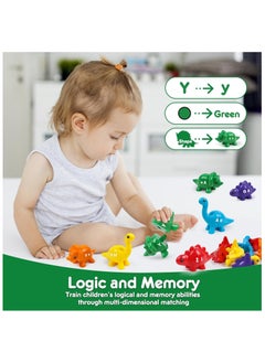 General Educational Toddler Learning Toys for Ages 2-4 3-5 Boys Girls Dinosaur Alphabet Matching Games ABC Uppercase Lowercase Preschool Toys Gift Set  - Image 5