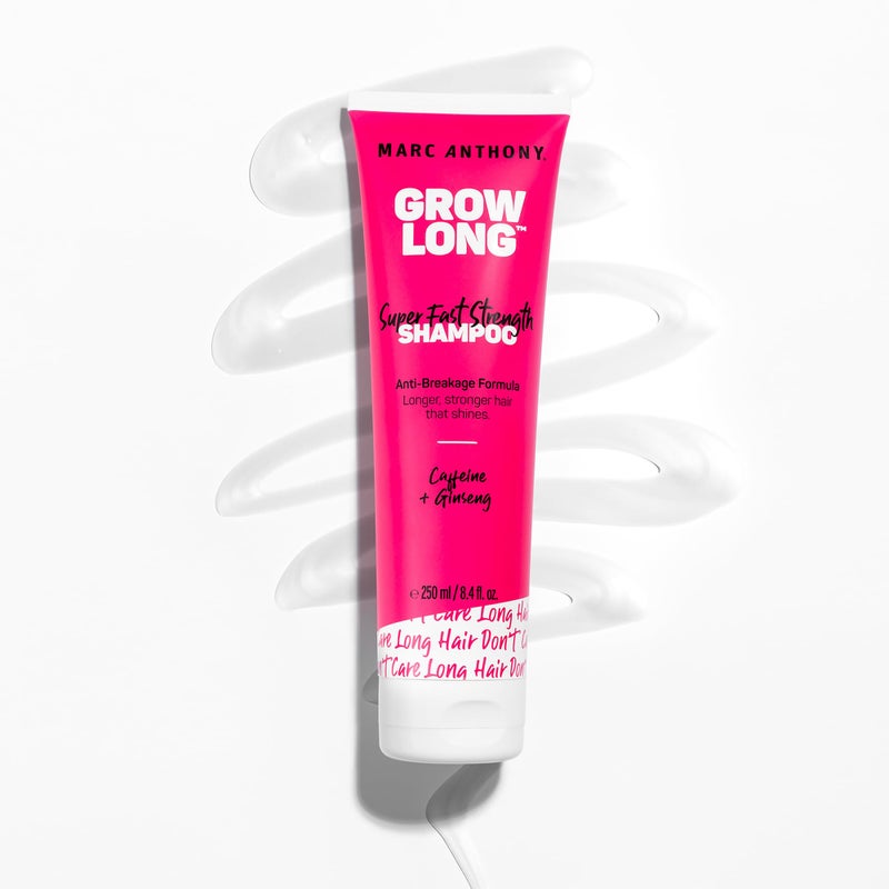 Marc Anthony Strengthening Biotin Shampoo, Grow Long Anti-Frizz, Anti-Breakage & Nourishing Formula For Split Ends - Vitamin E, Caffeine & Ginseng for Dry & Damaged Hair - Image 5