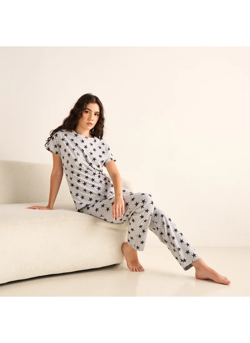 فاف Printed Pyjama Set