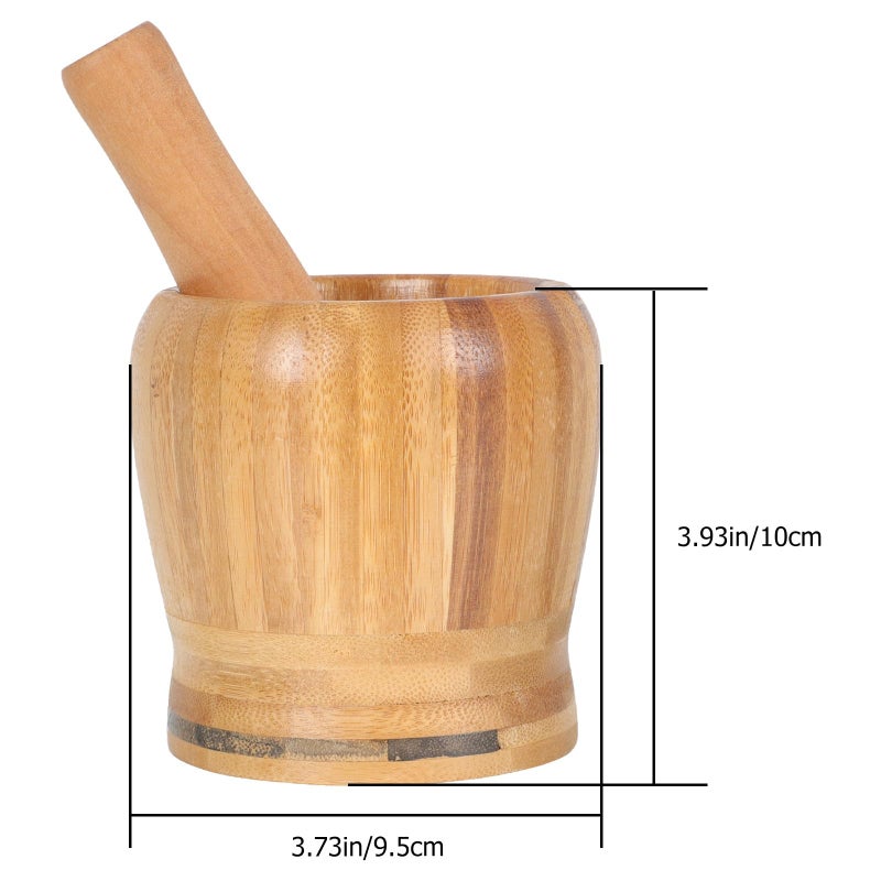 Manual Garlic Grinding Bowl With Pestle Kitchen Spice Grinder For Home Cooking - Image 3