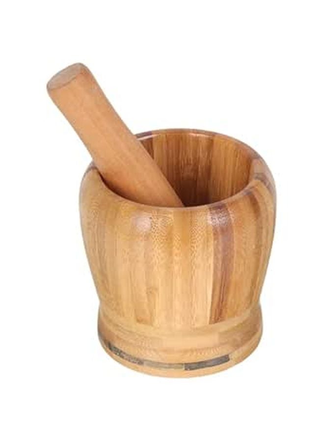 Manual Garlic Grinding Bowl With Pestle Kitchen Spice Grinder For Home Cooking - Image 1