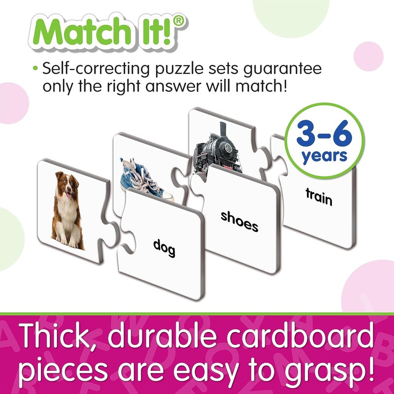 The Learning Journey Match It! First Words - 30 Piece Self-Correcting Puzzle for Kids Ages 3-6 - Image 3