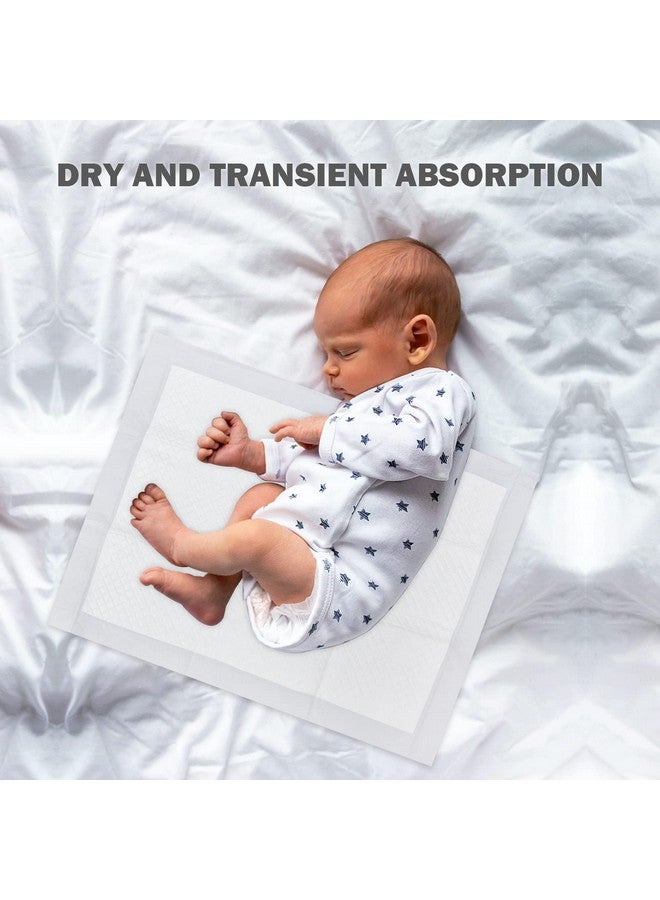 FORYEE Disposable Changing Pad Liners for Baby 17 x 13 Inches (25 Pack) Waterproof Underpads Soft Non-Woven Fabric Breathable Changing Pad for Changing Table - White - Image 2