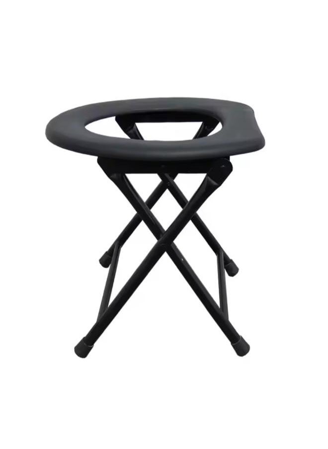 Generic Foldable Outdoor Portable Camping Toilet Stool Outdoor Folding Travel Camping Fishing Toilet  - Image 4
