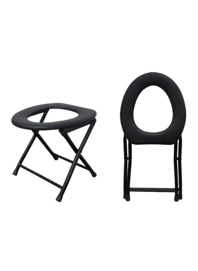 Generic Foldable Outdoor Portable Camping Toilet Stool Outdoor Folding Travel Camping Fishing Toilet  - Image 1