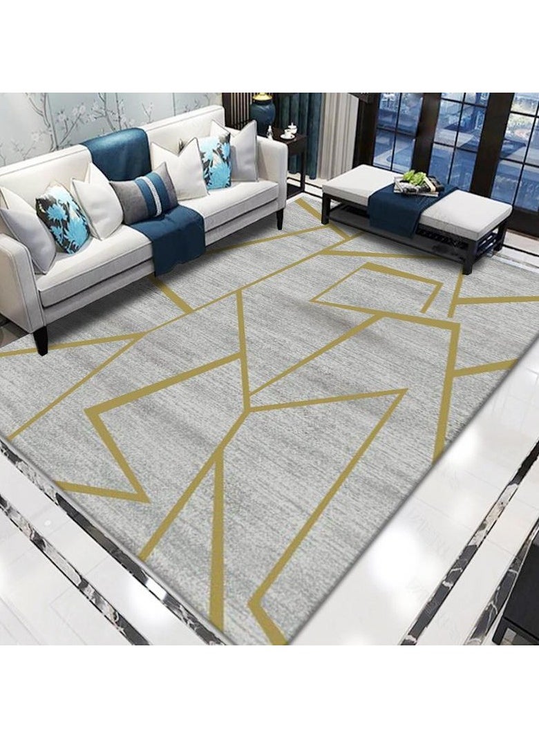 KUYING - Simple And Atmospheric Home Carpet Floor Mat Bedside Blanket - Image 1