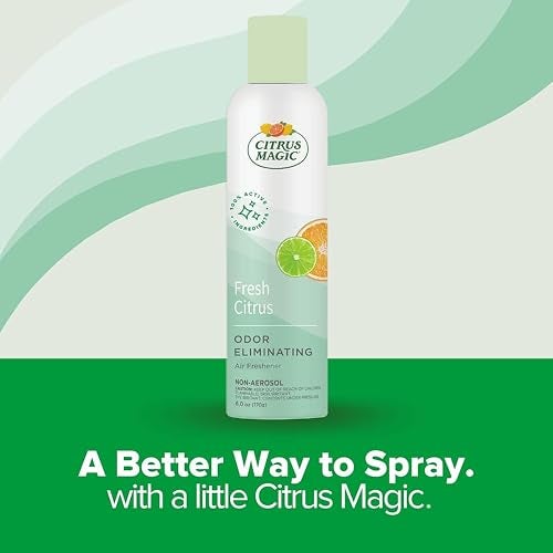 Citrus Magic Odor Eliminating Air Freshener Spray, Fresh Citrus, 6-Ounce - Image 2