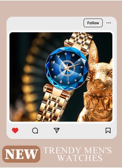 SENO A lady's charm quartz watch with a stainless steel band and diamond-studded dial, it's a simple, stylish, and luxurious timepiece for women.  - Image 4