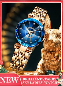 SENO A lady's charm quartz watch with a stainless steel band and diamond-studded dial, it's a simple, stylish, and luxurious timepiece for women.  - Image 1