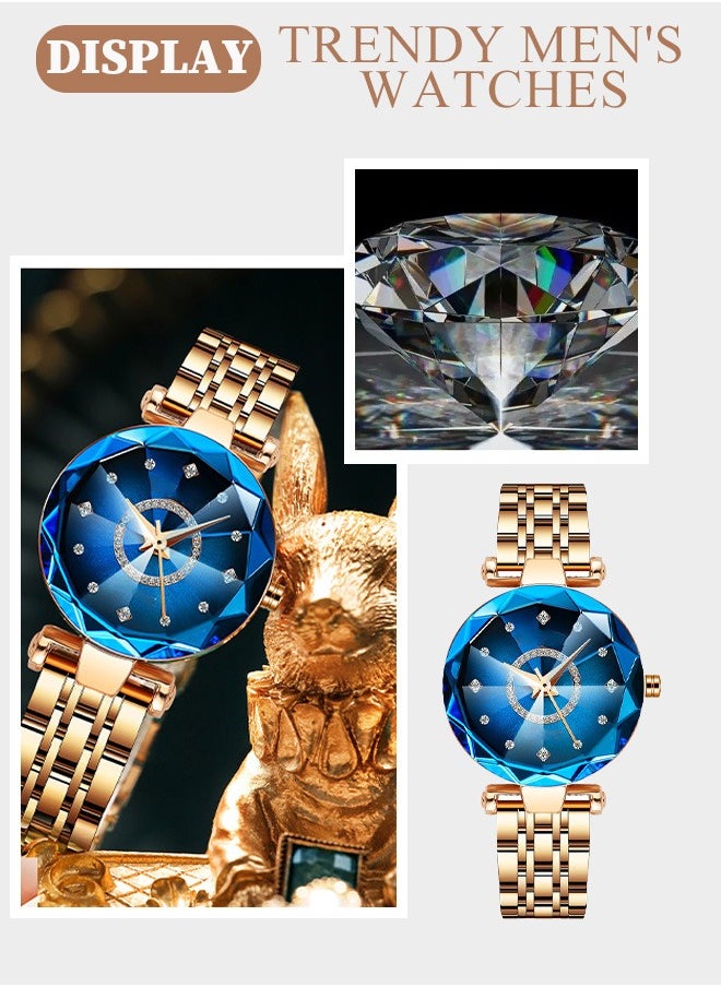 SENO A lady's charm quartz watch with a stainless steel band and diamond-studded dial, it's a simple, stylish, and luxurious timepiece for women.  - Image 5
