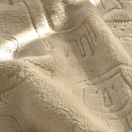 BORITAR Baby Blanket for Boys Girls Ultra Soft Fleece Warm and Lightweight Animal Blankets for Infant Toddler Newborn, 30x40 Inch, Brown - Image 2