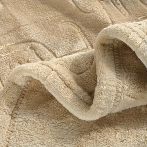 BORITAR Baby Blanket for Boys Girls Ultra Soft Fleece Warm and Lightweight Animal Blankets for Infant Toddler Newborn, 30x40 Inch, Brown - Image 3