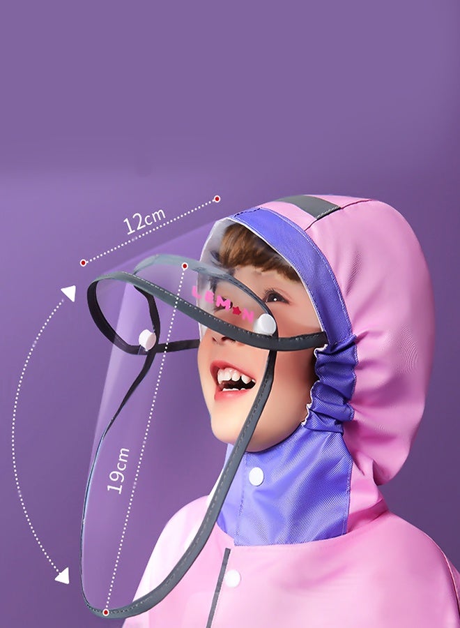 LITTLE SURPRISE BOX Little Surprise Box, Pink Donut unicorn knee length raincoat for kids-L  - Image 4