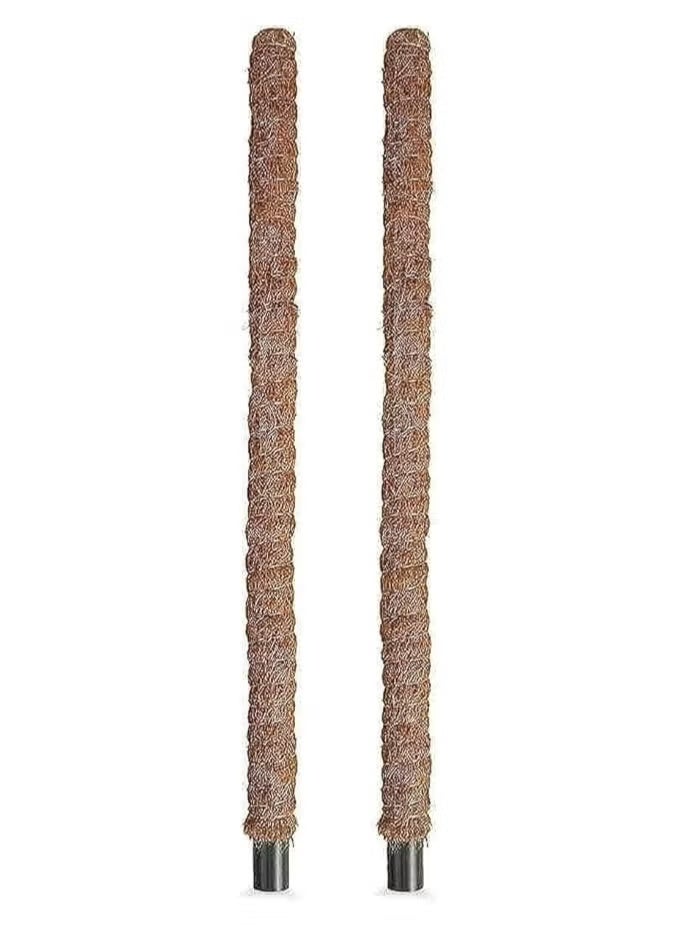 2Pcs Moss Stick for Plant Support Extension, Climbing Indoor Plants 100 cm