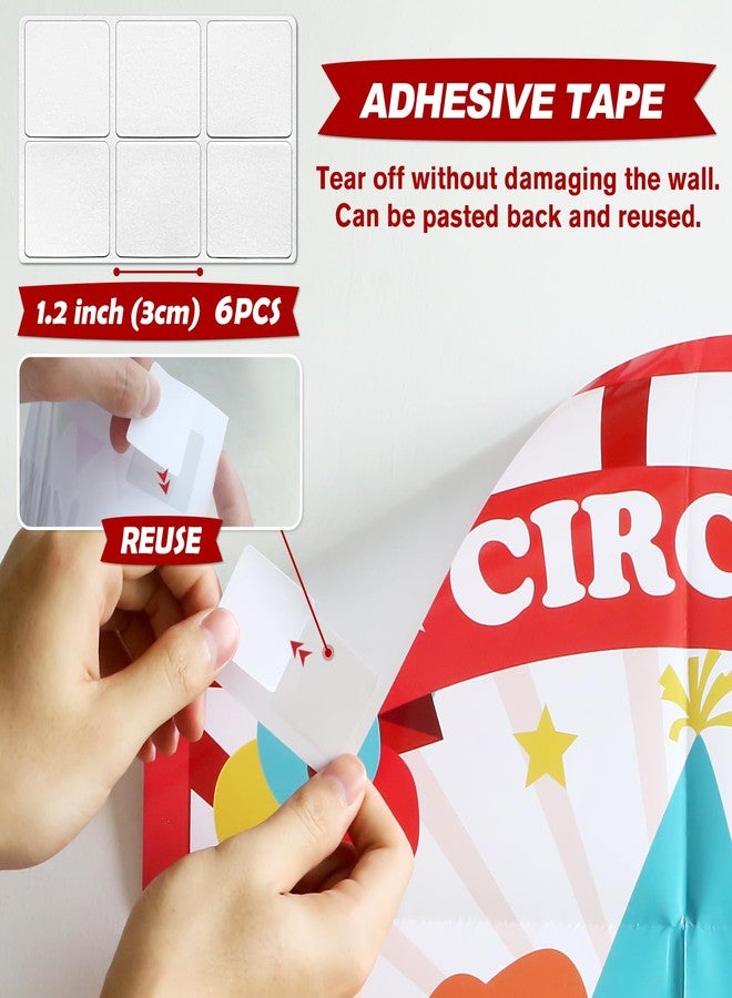 PARTYLOUD Pin The Nose on The Clown, Circus Party Games, Carnival Themed Party Games Toddlers Preschool Party Supplies Favors for Boys Girls Adults 35 Guests - Image 4