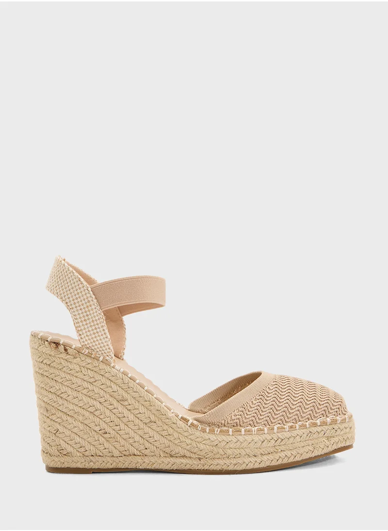 ايلا High Heel Classic Espradille Wedge