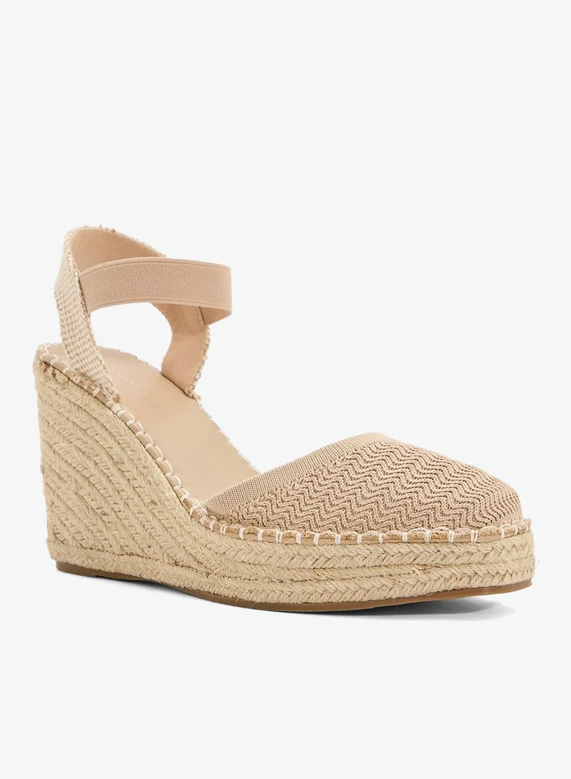 Savannah Collection High Heel Classic Espradille Wedge