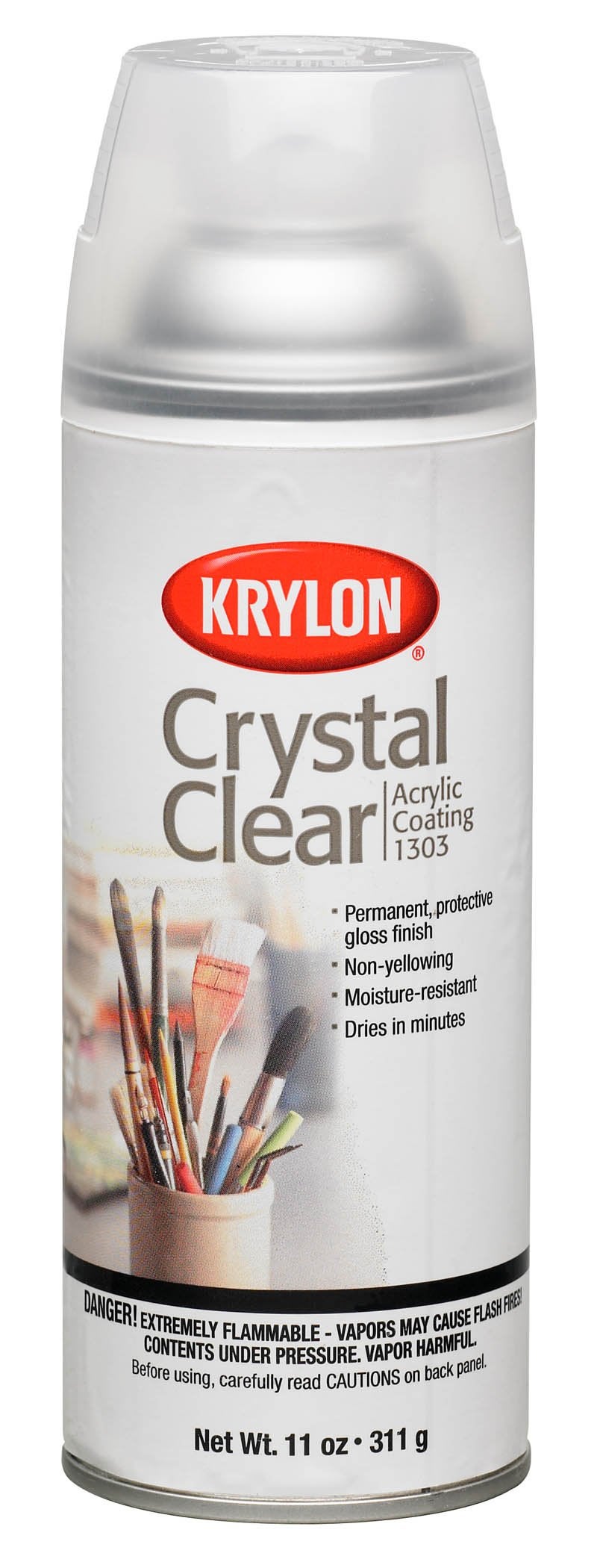 Krylon 1303 Crystal Clear Acrylic Coating, Artist Spray, 11 Ounce (6 Pack) - Image 3