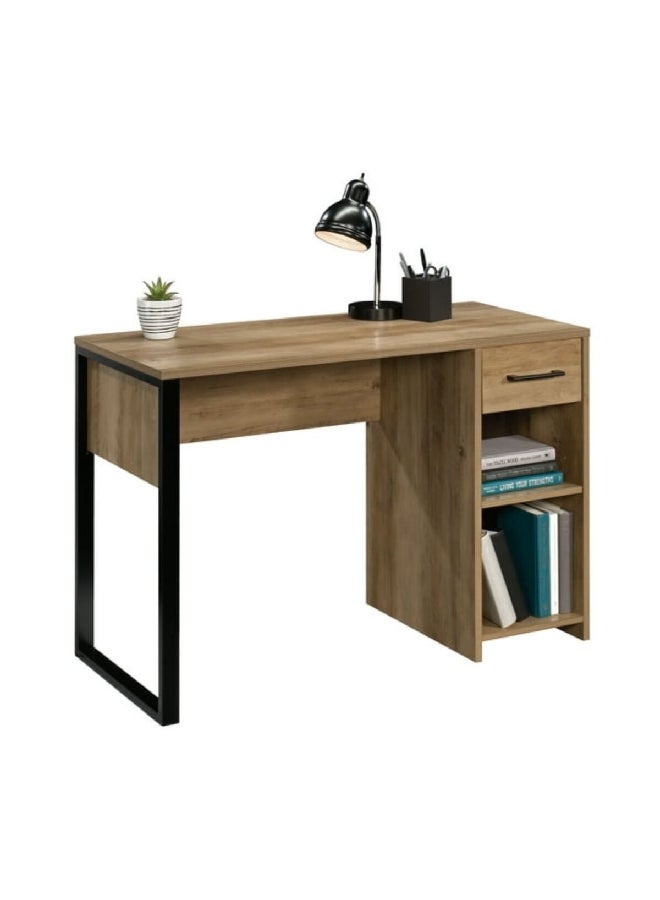 Mainstays Elegant and Modern Design Rectangular Wooden Office Desk Rustic Oak 72.5 x 48.75 x 107.5 cm IN-578511978 - Image 1