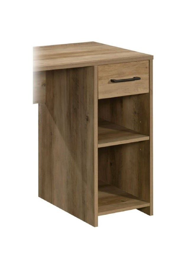 Mainstays Elegant and Modern Design Rectangular Wooden Office Desk Rustic Oak 72.5 x 48.75 x 107.5 cm IN-578511978 - Image 4