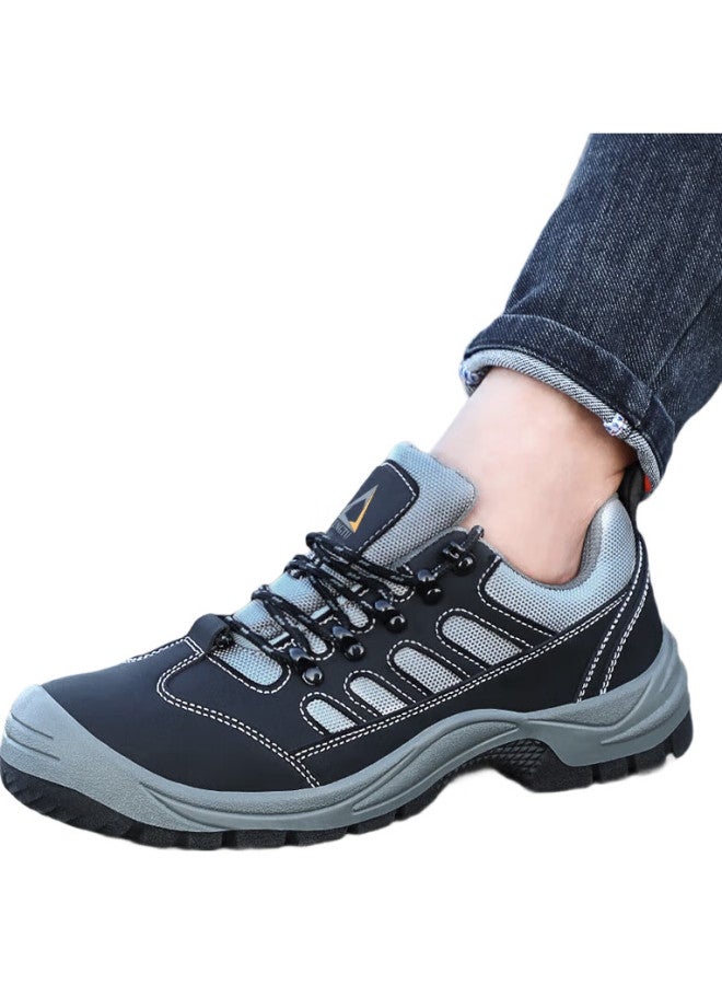 Jingtu أحذية العمل الواقية للرجال - مقاومة للاهتراء ومضادة للكسر بنعل فولاذي مقاوم للطعن 2083-J 40 - Image 2