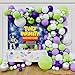 Beaumode Boy Story Balloon Arch Garland Green Purple Balloon Kit for Its a Boy Story Baby Boy Shower Western Cowboy Space Adventure Theme Kids 2d Birthday Party Decorations Lime Green Purple - Image 2