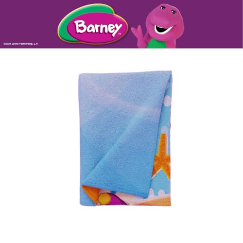 Franco Barney Classic Kids Super Soft Cotton Bath/Pool/Beach Towel, 58 in x 28 in, (Offical Licensed Product) - Image 4