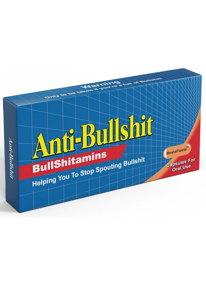 BestaFiesta - Prank Pill Box Funny Gifts For Men - Gag Christmas Gifts Funny - Prank Gift - Gag Gift Idea For Adults - Adult Gifts - Presents For Men Empty Prank Gift Box Fill It With Candy (Anti-Bs) - Image 1