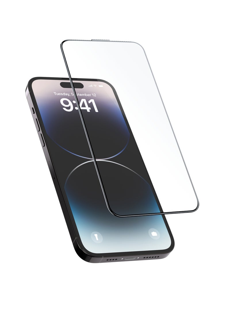 froog iPhone 14 Pro Vista HD Glass Screen Protector /Anti Fingerprint/ Water Resistant / Scratch Resistant / Tempered Glass - Clear - Image 2