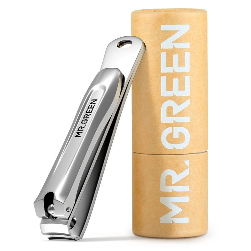 MRGREEN Nail Clippers Simplicity and Fashion Fingernail Clippers Nail Cutter Stainless Steel Nail Scissors with Nail Files Multicolored