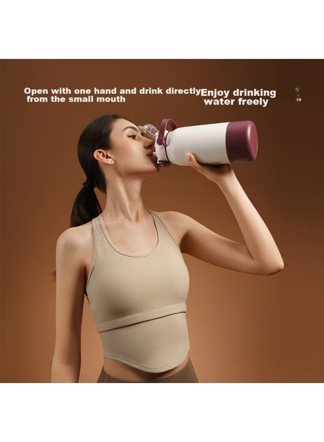 JD.com Jd Jingzao كوب معزول قدر قهوة سعة كبيرة زجاجة ماء للرجال والنساء 1.25l - Image 2