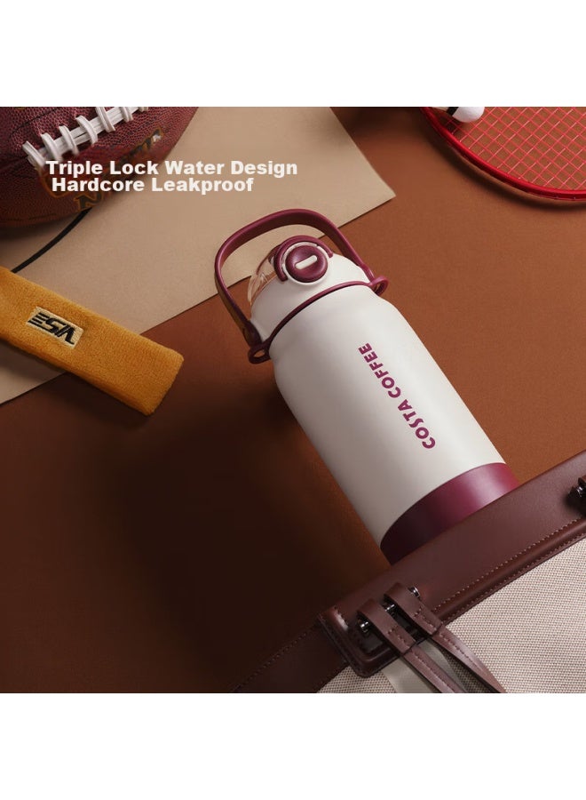 JD.com Jd Jingzao كوب معزول قدر قهوة سعة كبيرة زجاجة ماء للرجال والنساء 1.25l - Image 3