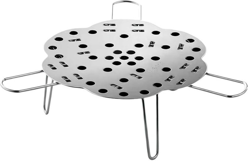 Collapsible Stainless Steel Steamer Basket for Pots, Expandable Steam Rack Insert for Healthy Cooking, Vegetable, Egg, Corn and Potato Steamer, Durable Kitchen Cooking Tool 15.5 cm - Image 3