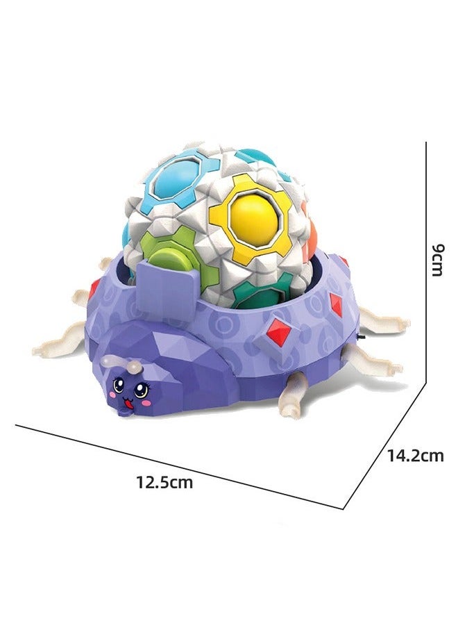 GROIC - Fingertip Top Decompression Toy,3D Push Bubble Pop Sensory Toy, Hand Held Roller Massage Toys, It Ball Fidget Toys with lights, Intelligence Development - Image 1