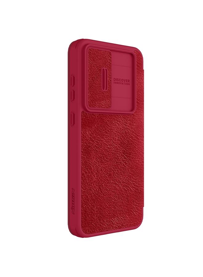 Nillkin Case For Samsung Galaxy S24 FE 5G QIN Series Pro Sliding Camera Cover Design Leather Phone Case - Image 2