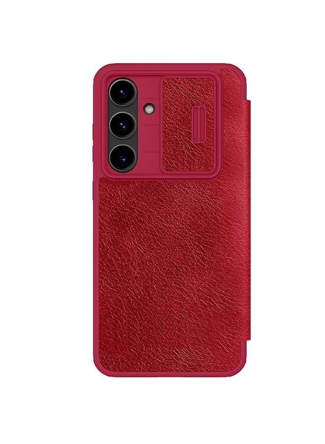 Nillkin Case For Samsung Galaxy S24 FE 5G QIN Series Pro Sliding Camera Cover Design Leather Phone Case - Image 1