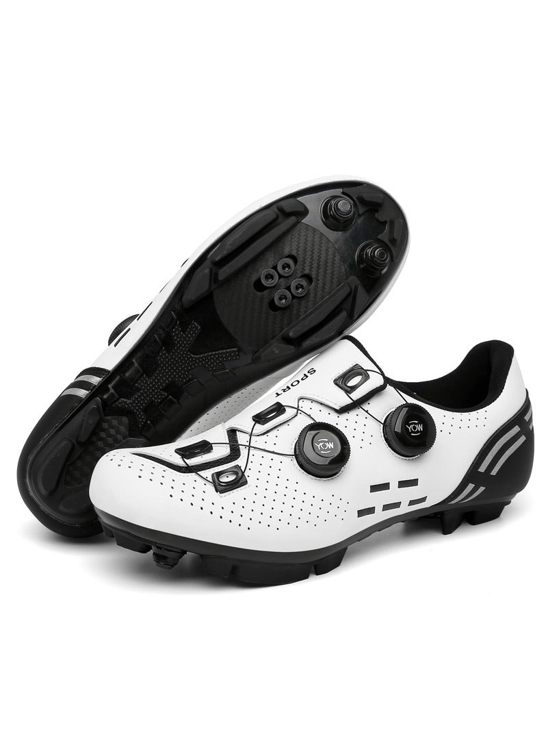KUYING New Type of Road Lock Cycling Shoes Hard Sole Mountaineering Shoes Racing Sports Shoes 