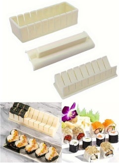 Sushi Making Kit,10PCS DIY Sushi Roller Kit For Beginners,Reusable Rice Roller Mold Sushi Starter Set,Prefect Home Sushi Tool