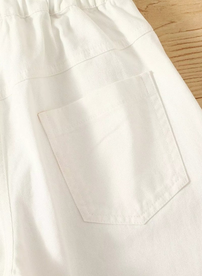 Girls Slant Pocket Straight Leg Jeans  - Image 3