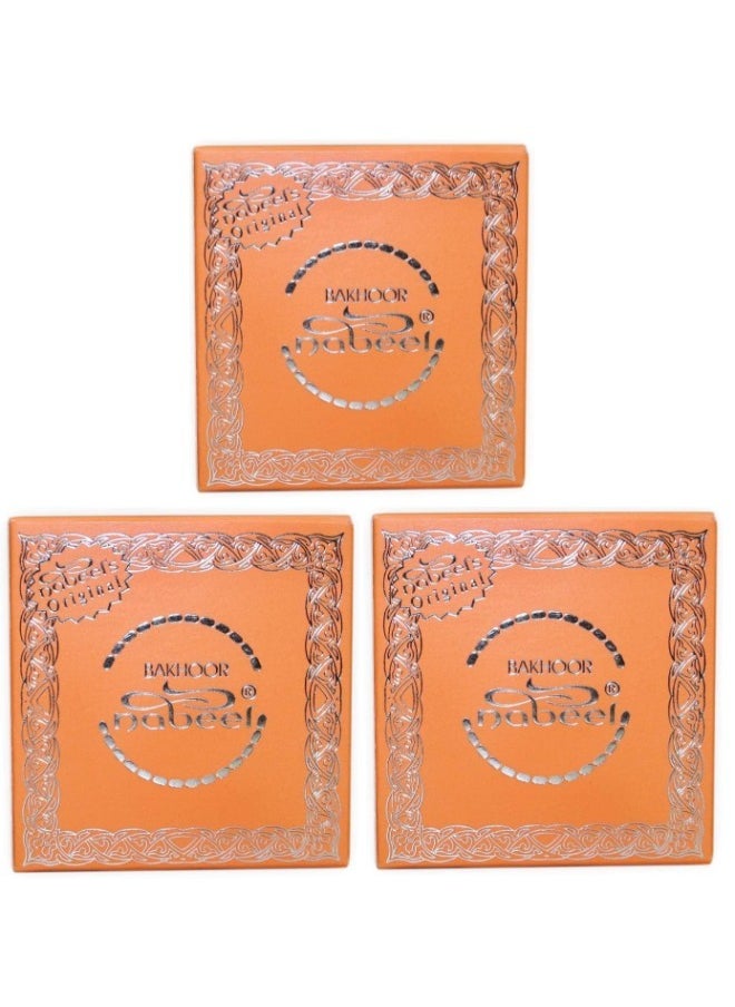 Nabeel - 3 Pcs Nabeel Bakhoor Oriental-Woody Incense  40 Grams - Image 1