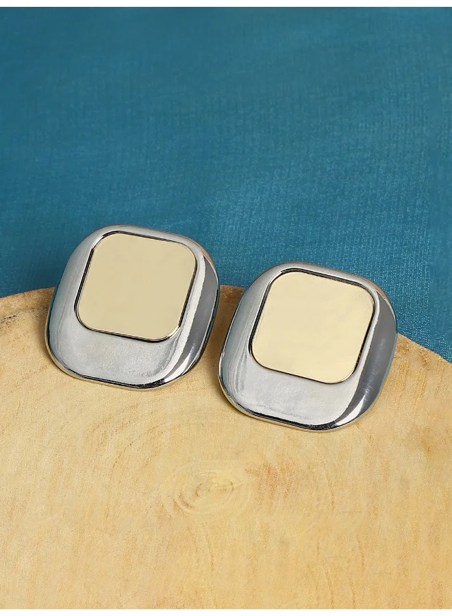 سوهي أقراط جوفيان المتدلية - فضية معدنية