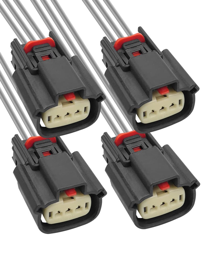 Ignition Coil Connector Harness Fit for Ford V6 V8 Flex 20132019 Replace 9U2Z14S411EA S2280 WPT931 4Pcs