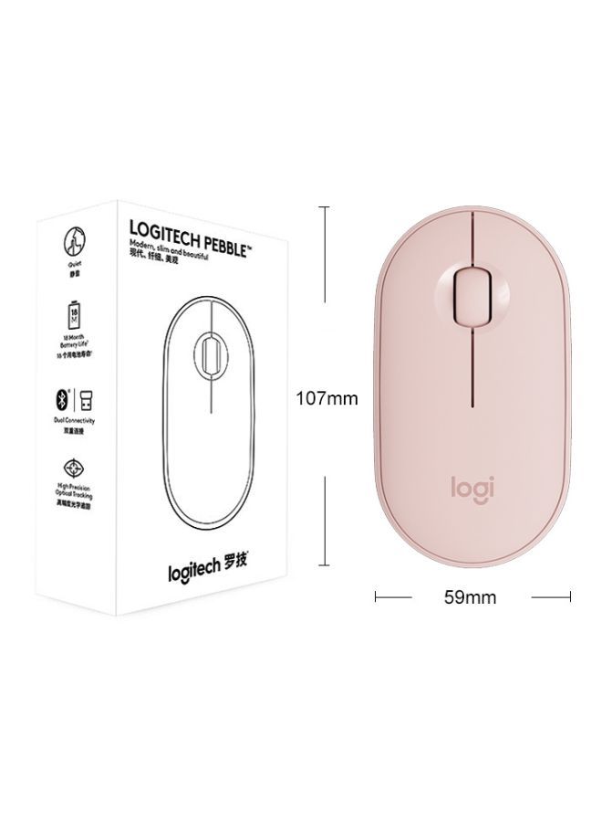 NIBEMINENT Wireless Optical Mouse Pink - Image 5