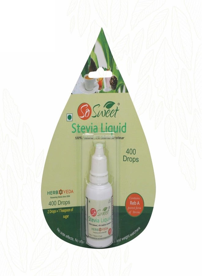 So Sweet Stevia Liquid – Pack of 2, 800 Drops, 100% Natural Sweetener for Weight Management, Sugar-Free, Zero Calorie, Diabetic & Keto Friendly, Convenient for Beverages & Baking - Image 2
