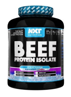 NXT Nutrition Beef Protein Isolate Zero Dairy Ice Blast 60 Servings 1800g  - Image 1