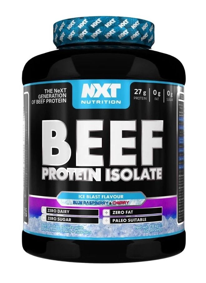 NXT Nutrition - Beef Protein Isolate Zero Dairy Ice Blast 60 Servings 1800g - Image 1