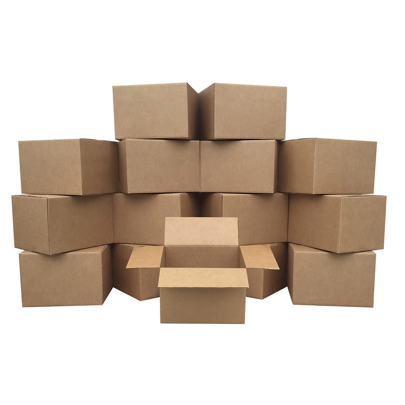 uBoxes Moving Boxes Bundles Medium Boxes 18" x 14" x 12" - Medium Boxes (Pack of 15) - Image 1